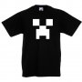 Детска тениска майнкрафт  Minecraft Creeper Face 01, снимка 1 - Детски тениски и потници - 32696798