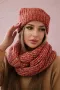 Дамски зимен комплект шапка и шал Bona, 3цвята , снимка 8