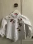 Бродирана риза и блуза на каре 8-9 год., снимка 1