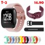 Силиконова каишка верижка FitBit Versa 2 Huawei TalkBand B6, снимка 7