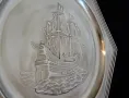 Калаена чиния,пано Кораб,на WMF,28 см.,570 гр. , снимка 2