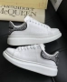 Дамски бели кецове Alexander McQueen кодBR25u, снимка 2