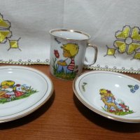 Полски порцелан детски комплект , снимка 2 - Антикварни и старинни предмети - 43453450