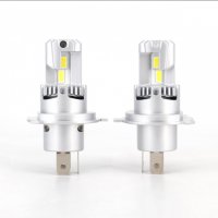 LED диодни крушки E4P H4 Х4 12V 50W, 15000 lm, комплект, снимка 3 - Аксесоари и консумативи - 43436051