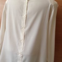 копринена блуза екрю , снимка 5 - Туники - 40690786
