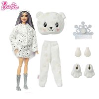 Barbie Color Cutie Reveal Кукла Барби супер изненада Бяла мечка HJL64, снимка 2 - Кукли - 40287244