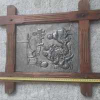 kaлаена зинн картина, снимка 6 - Антикварни и старинни предмети - 40049219