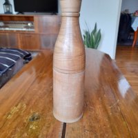 Стара дървена бутилка,шише, снимка 1 - Други ценни предмети - 40289575