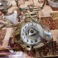 Ретро телефон от СССР , снимка 3 - Антикварни и старинни предмети - 43408324