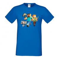 Мъжка тениска майнкрафт Minecraft 1,Minecraft,Игра,Забавление,подарък,Изненада,Рожден Ден., снимка 4 - Тениски - 36494957