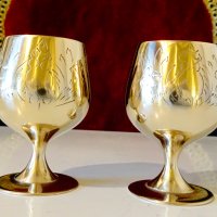 Английски чаши,никелово сребро,барок,маркирани. , снимка 6 - Антикварни и старинни предмети - 43849770