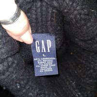 Пуловер от мерино с ламе и поло яка "Gap"® / голям размер , снимка 2 - Блузи с дълъг ръкав и пуловери - 27234775