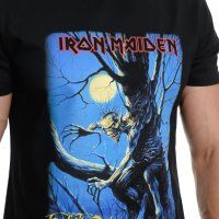 Нова мъжка тениска с дигитален печат на музикалната група IRON MAIDEN - Fear of the dark, снимка 2 - Тениски - 37696956