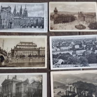стари черно-бели пощенски картички Прага, снимка 2 - Колекции - 44925028