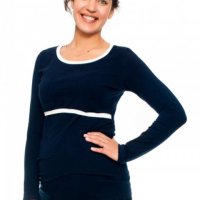 Блуза за бременни и кърмещи - модел 0856, снимка 1 - Дрехи за бременни - 43472563
