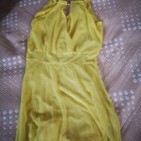 Жълта рокля, М размер, снимка 2 - Рокли - 27664117