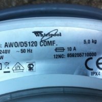 Пералня Whirlpool AWO/D5120 Comfort НА ЧАСТИ, снимка 13 - Перални - 35290103