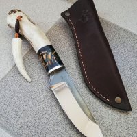 Ръчно изработен ловен нож от марка KD handmade knives ловни ножове, снимка 1 - Ловно оръжие - 39889835