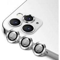 Цветен протектор за Камера за iPhone 15 Pro Max, Сив, снимка 1 - Фолия, протектори - 43033339