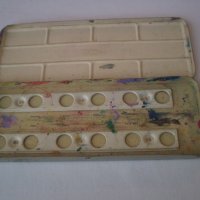 Винтидж немски VARIA Кутия за акварелни бои тенекиен германия, снимка 5 - Антикварни и старинни предмети - 37237711