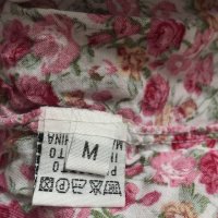Дамски ефирен панталон на розички с колан и джобове, снимка 3 - Панталони - 26791518