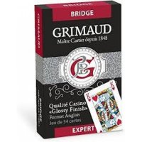 карти за игра   GRIMAUD BRIDGE STANDART INDEX нови  Това тесте Grimaud Bridge от 54 карти, снимка 3 - Карти за игра - 39735536