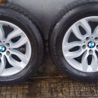 4бр. Оригинални алуминиеви джанти 17 цола за BMW X1 X3 X4 със гуми 225/60/17 , снимка 3 - Гуми и джанти - 39336257