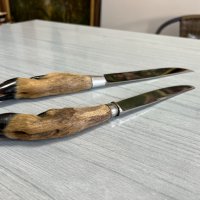 Маркови ножове с дръжки от крачета. №2897, снимка 5 - Антикварни и старинни предмети - 38409762