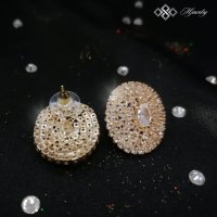 Стилен дамски комплект бижута с кристали от 3 части “Siyana”, снимка 3 - Бижутерийни комплекти - 43816886