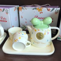 Красиви и много сладурски порцеланови комплекти за чай или кафе, снимка 4 - Чаши - 42938278
