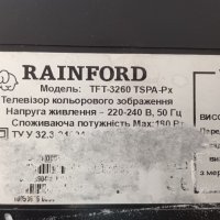 Rainford TFT-3260 TSPA-PX с дефектен Main Board-17PW20.1/HPC-1655E HIU-813-M/AX080E002B H0350195R70, снимка 2 - Части и Платки - 37213863
