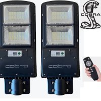 Соларна улична LED лампа COBRA 450/900/1350/1800W, снимка 3 - Соларни лампи - 33778753