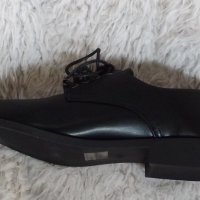 Обувки, еко кожа, черни, код 223/ББ2/35, снимка 2 - Дамски ежедневни обувки - 38339077