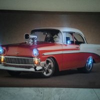 Светеща картина с LED осветление - Chevrolet , снимка 2 - Картини - 33191395