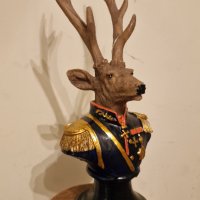 Коледен Генерал, еполети, елен –Италия, 23.5см, снимка 1 - Декорация за дома - 43493221