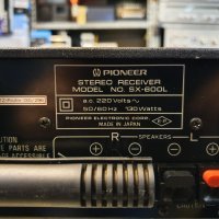 Ресийвър Pioneer SX-600L В отлично техническо и визуално състояние., снимка 12 - Ресийвъри, усилватели, смесителни пултове - 38633677
