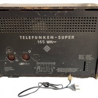 Старо радио Telefunken - super 165wk. №3244, снимка 6 - Антикварни и старинни предмети - 39173961