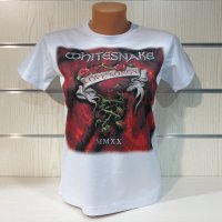 Нова дамска тениска с дигитален печат на музикалната група Whitesnake - Love Songs, снимка 3 - Тениски - 37176544