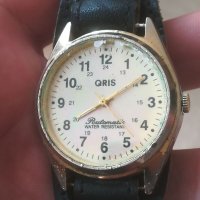 Мъжки часовник QRIS. Vintage watch. Механичен механизъм. Кожена каишка. , снимка 8 - Мъжки - 40251336
