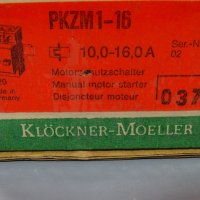 моторна термично-токова защита KLOCKNER MOELLER PKZM 1-16 Circuit Breaker 10-16A, снимка 12 - Резервни части за машини - 37660345