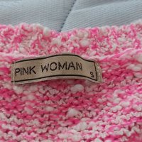 Пуловерче в преливащо розово на марката Пинк размер S, снимка 2 - Блузи с дълъг ръкав и пуловери - 37818526