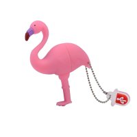 Флашка 32 гб Розово Фламинго , USB птица Фламинго, снимка 2 - USB Flash памети - 43883540