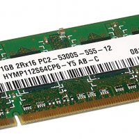 Рам памет RAM Hynix модел hymp112s64cp6-y5 1 GB DDR2 667 Mhz честота за лаптоп, снимка 1 - RAM памет - 28784476