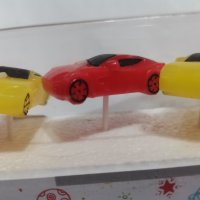 5 бр кола автомобил колички коли свещи за торта Рожден ден детско парти свещ, снимка 2 - Други - 43943230