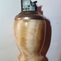 Стара настолна запалка мрамор, снимка 3 - Запалки - 40299984
