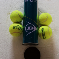 Dunlop BTV 1.0 Tennis 4 Ball Can, снимка 2 - Тенис - 36545047