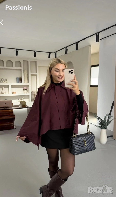 Дамско връхно пончо, снимка 1