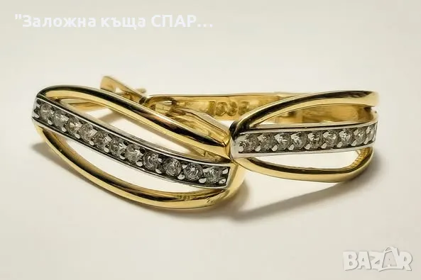 Дамски обеци-3.28гр., снимка 1