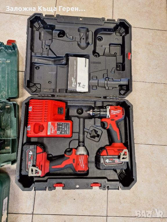 Комплект машини Milwaukee М18-BLCPP2B-402C, снимка 1