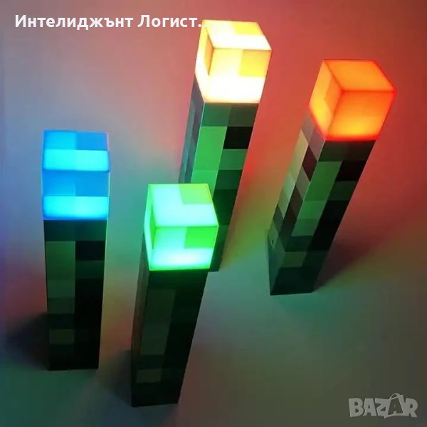 Майнкрафт лампа,  Minecraft torch, снимка 1